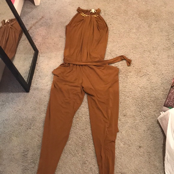 michael kors jumpsuit orange